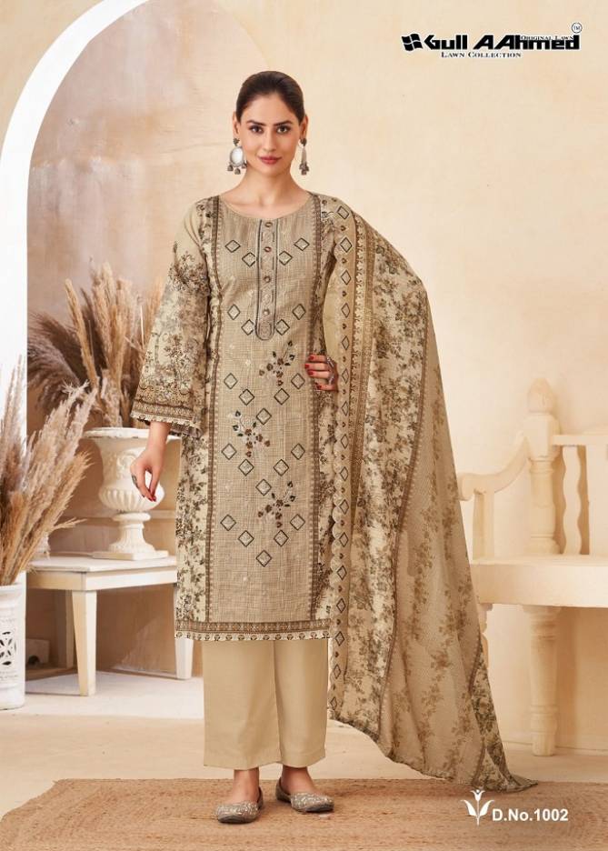 Alsaba By Gull A Ahmed Pakistani Printed Cotton Dress Material Wholesale Price In Surat